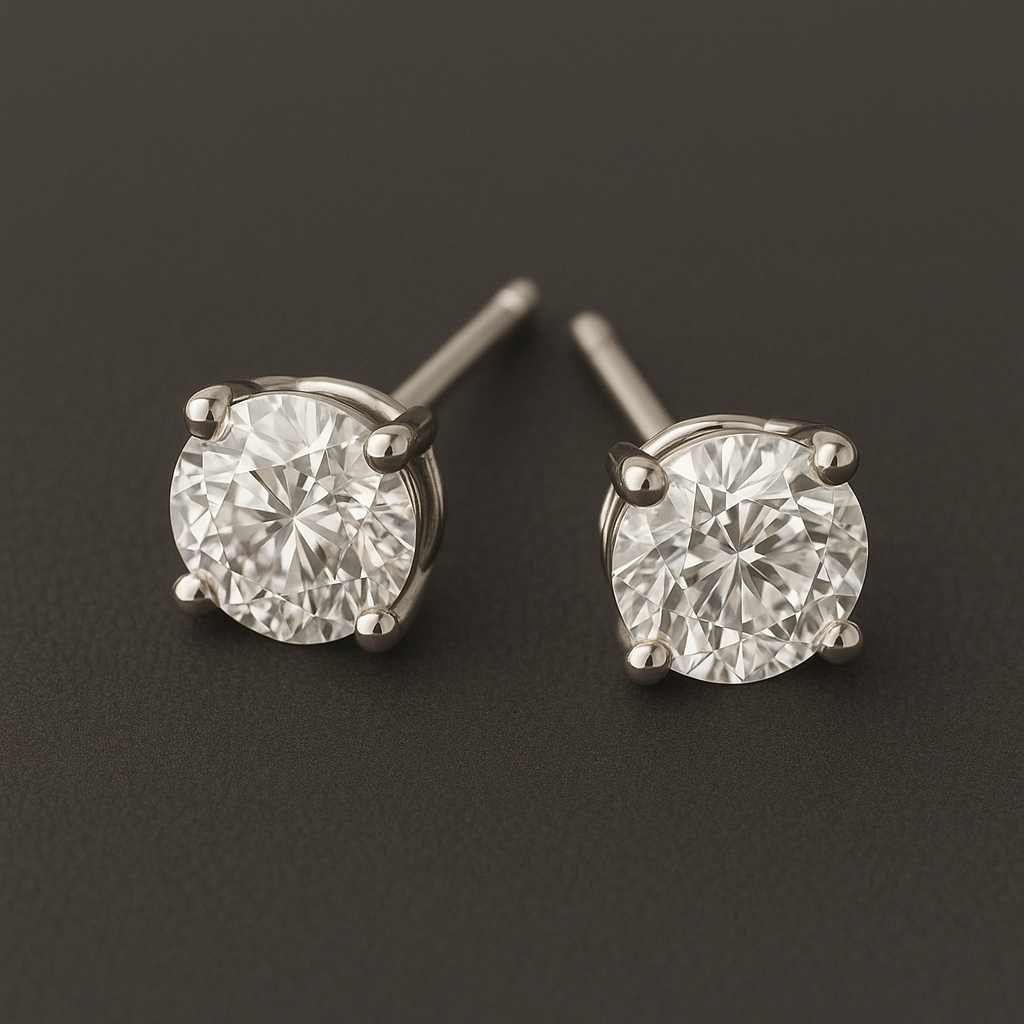 HK Signature – Diamond Stud Earrings